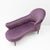 An elegant Italian daybed/chaise lounge, featuring a fluid, sculptural silhouette inspired by mid-century design. The...