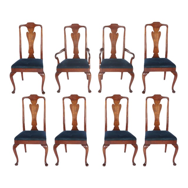Queen Anne Style Dining Chairs Chairish