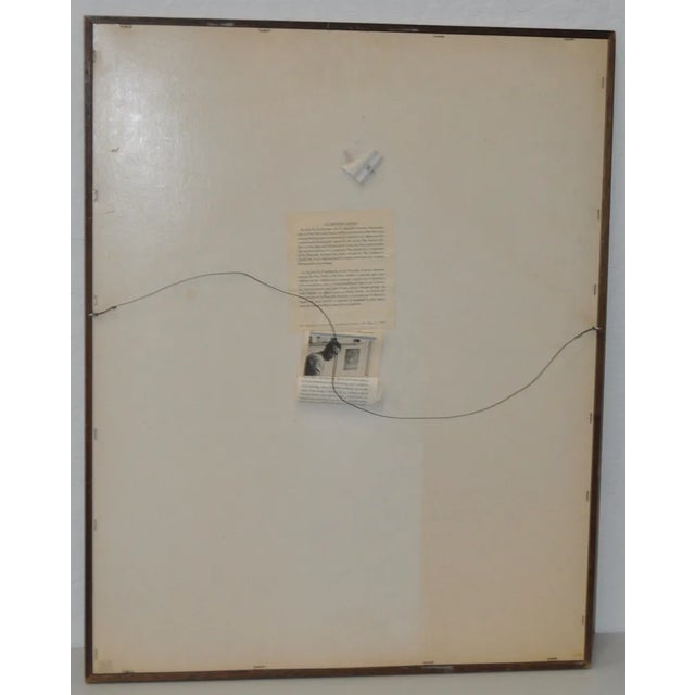 Orange Jean-PIerre Alaux Original Lithograph C.1970 For Sale - Image 8 of 9