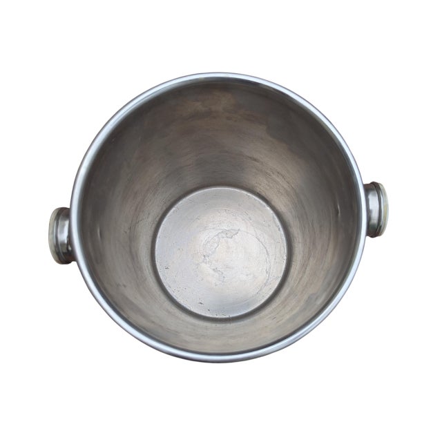 Metal Coastal Mother of Pearl Ice Bucket For Sale - Image 7 of 11