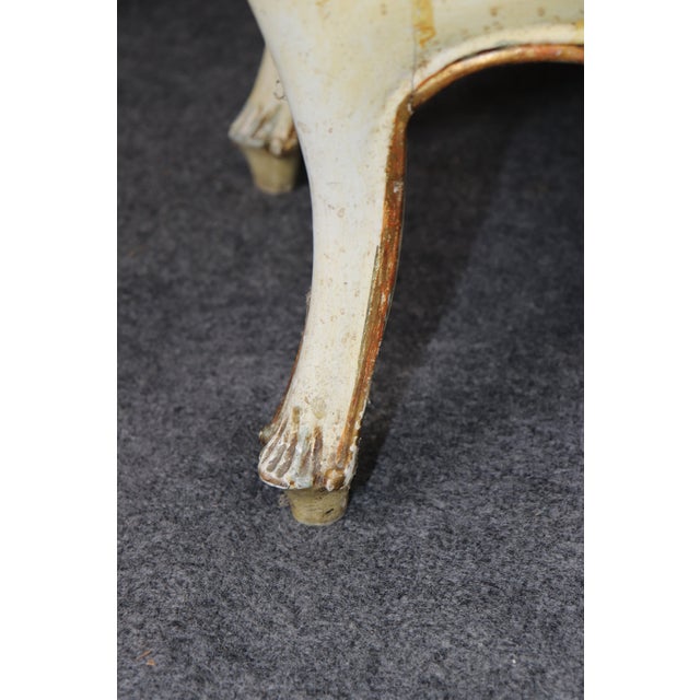 Early 1900s Era Italian Venetian Bombe Form Paint Decorated Vitrine For Sale - Image 14 of 15