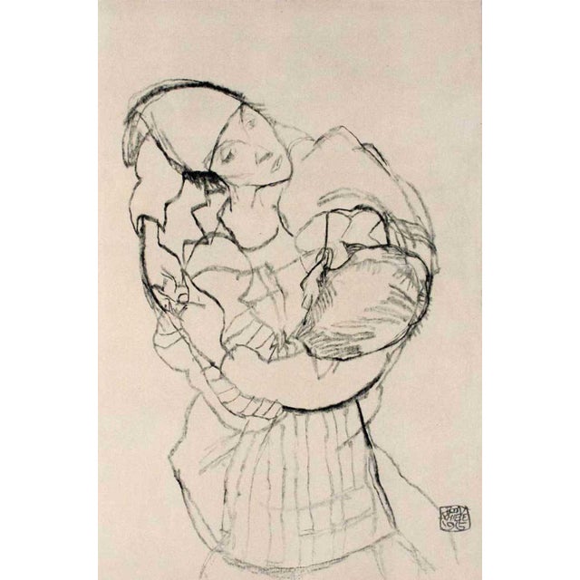 Egon Schiele Lithograph Signed #'Ed Limited Ed.100 “The