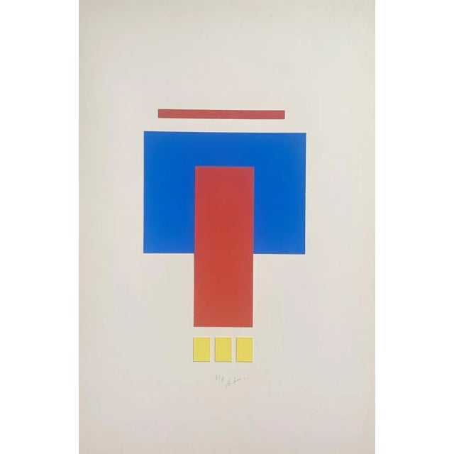 Albert Chubac, Composition, 1950s, Decoupage For Sale - Image 6 of 8