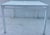 Mid-Century Modern Square Aluminum & Frosted Glass Outdoor Dining Table For Sale - Image 3 of 3