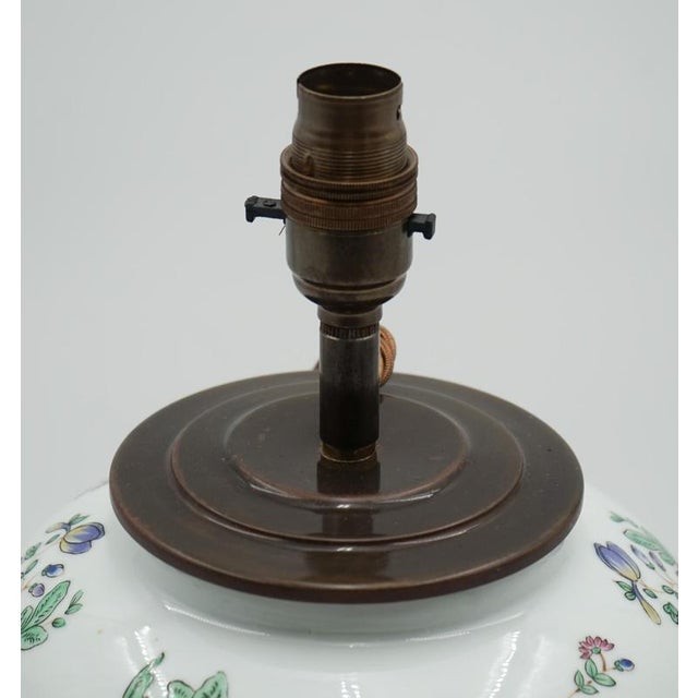 Chinese Qianlong Nian Zhi Porcelain Vase Table Lamps, 1960s, Set of 2 For Sale - Image 9 of 15