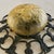 Metal Italian Verdigris Iron + Amber Glass Sconce or Flush Mount, 1970s - 3 Available For Sale - Image 7 of 8