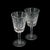 Glass Vintage Waterford Crystal “Clare” White Wine Glasses, Goblets - Pair For Sale - Image 7 of 12