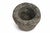 18th Century 18th Century Granite Stone Bowl Charcoal Gray Black 8.7 Lb Mortar Planter For Sale - Image 5 of 11
