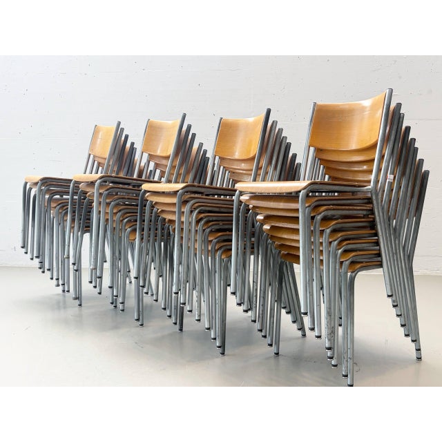 Vintage Stacking Chair by Gustav Hassenpflug for Embru, 1970s For Sale - Image 11 of 18