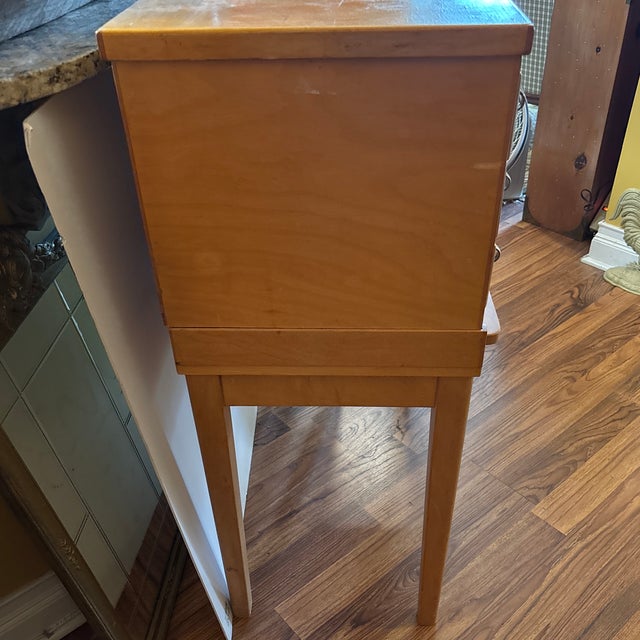1960s 15 Drawer Library Card Catalog Cabinet For Sale - Image 10 of 11
