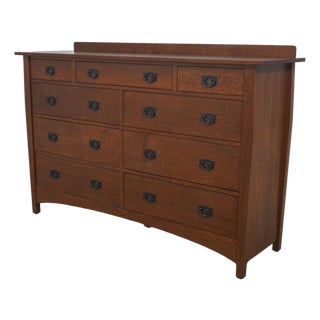 Stickley Mission Oak Arts & Crafts Gentlemens Chest For Sale