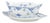 Blue Fluted Half Lace Sauceboat in Porcelain by Royal Copenhagen, 1960s For Sale