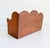 Primitive Wood Box With Scalloped Back For Sale - Image 14 of 14