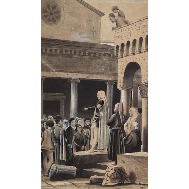 The Speech, Lithograph, 20th Century For Sale - Image 3 of 3