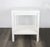 A pairCarl Springer Style White Raffia Wrapped Nightstand For Sale In New York - Image 6 of 9