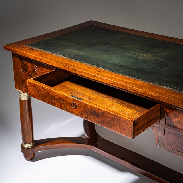 Charles X-Style Bureau Plat, France, 19th Century For Sale - Image 6 of 12