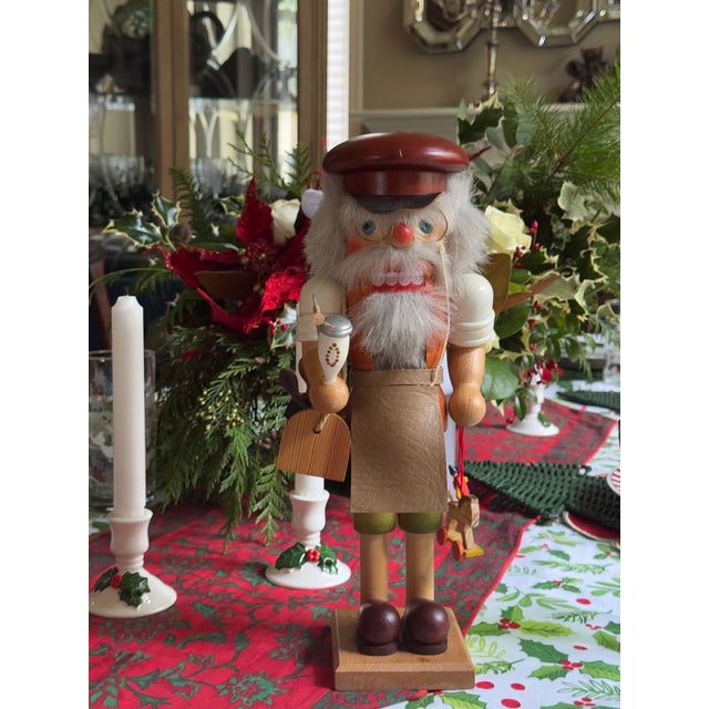 Val's Dollhouse is proud to present this authentic West German made Nutcracker by the Ulbricht family. In traditional...
