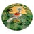 Hollywood Regency Handmade La Corallina Firenze "Jamaica" Series Crowned Crane Round Hard Placemat For Sale - Image 3 of 10