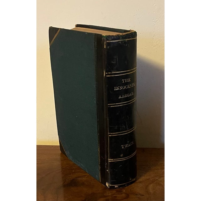 Fine Leather Binding - The Innocents Abroad - First Edition Book by Mark Twain 1869 For Sale - Image 13 of 17
