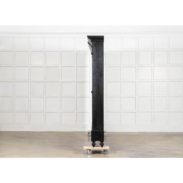 19th Century Ebonised Pine Bookcase, 1879 For Sale - Image 6 of 16