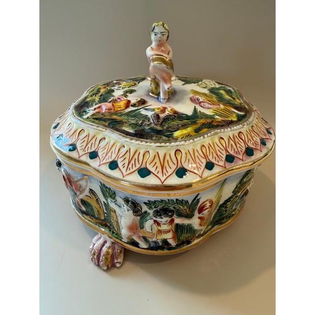 I found this beautiful item at a local estate sale. Item is marked “Italy” but I cannot provide much more provenance on...