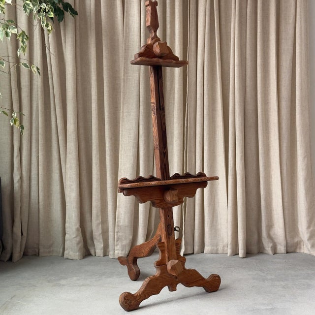 1970s Witco Carved Wood Artist's Easel For Sale - Image 12 of 12