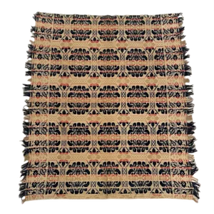 Antique Mid 19th Century Reversible Coverlet