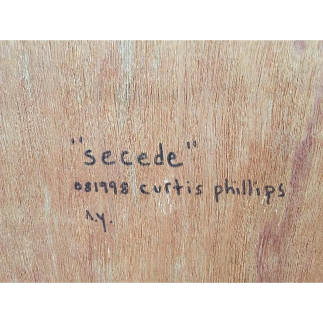 Contemporary Contemporary Landscape Painting 'Secede' by Curtis Phillips, 1998, For Sale - Image 3 of 6
