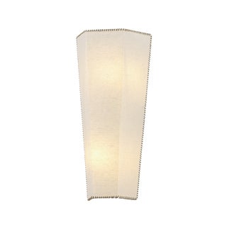 Hudson Valley Lighting Celmins 7.5 in. 2 Light Wall Sconce in Soft White Finish For Sale