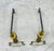 1950s Vintage 1960s Brass Andirons, Pair For Sale - Image 5 of 7