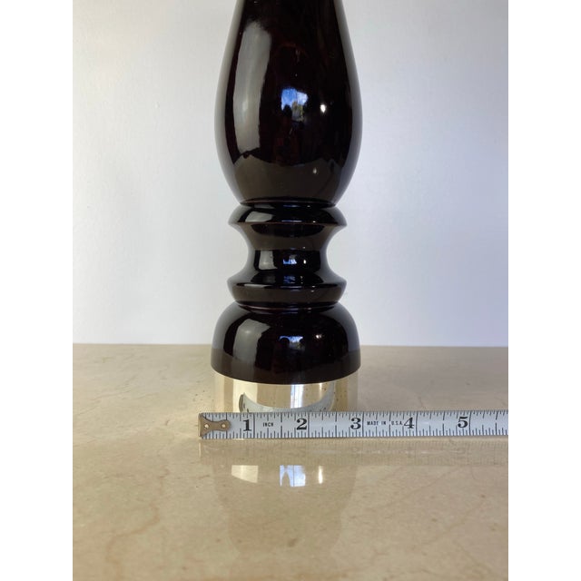 Vintage Chiarugi 1952 "Elite" Wood Pepper Mill, Made in Italy — Florence For Sale In Seattle - Image 6 of 7