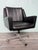Vintage Italian Office Armchair in Leather and Steel, 1970s For Sale - Image 12 of 18