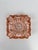 Vintage French Peach-Pink Diamond-Cut Glass Ashtray, 1950s For Sale - Image 6 of 18