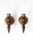Vintage Colonial Revival Wood Candle Wall Sconces Pair For Sale - Image 6 of 12