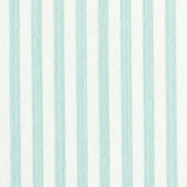 Transitional Schumacher Edwin Stripe Narrow Wallpaper in Mineral For Sale - Image 3 of 3