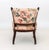 Wood Renaissance Revival Floral Upholstered Low Chair For Sale - Image 7 of 7