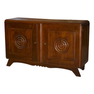 Oak Sideboard in the style of Charles Dudouyt, 1950s For Sale
