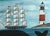 Melinda Kirkpatrick Folk Art Painting of a Whale and Ship, “Whale at Harbor” For Sale - Image 9 of 10