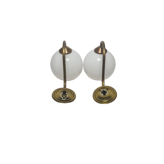 The wall lamp was produced in Poland in the 1950s. It is preserved in good condition. Up to 250V (Europe/UK Standard).The...