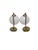The wall lamp was produced in Poland in the 1950s. It is preserved in good condition. Up to 250V (Europe/UK Standard).The...