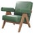Black 053 Capitol Complex Armchair by Pierre Jeanneret for Cassina For Sale - Image 8 of 8