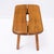Rustic Pine Stool with Four Legs, 1960s, in Good conditions. Designed 1960 to 1969