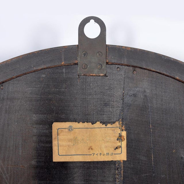 Large Wooden Japanese Clock, 1920s For Sale - Image 12 of 13