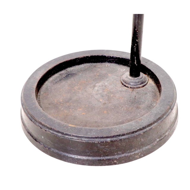 Metal Early 20th Century Cast Iron Fireplace Tool Stand For Sale - Image 7 of 8