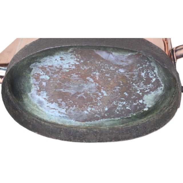 Rare Late 19th Century French Copper Barrel Topping Can For Sale - Image 10 of 12