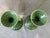 Vintage Bordallo Pinheiro Green Ceramic Candlestick a Pair For Sale In New York - Image 6 of 11
