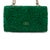 Animal Skin Valentino Garavani Green Leather Rockstud Shoulder Handbag For Sale - Image 7 of 12