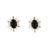Contemporary Catherine Earrings (Black) (Clip On) For Sale - Image 3 of 3