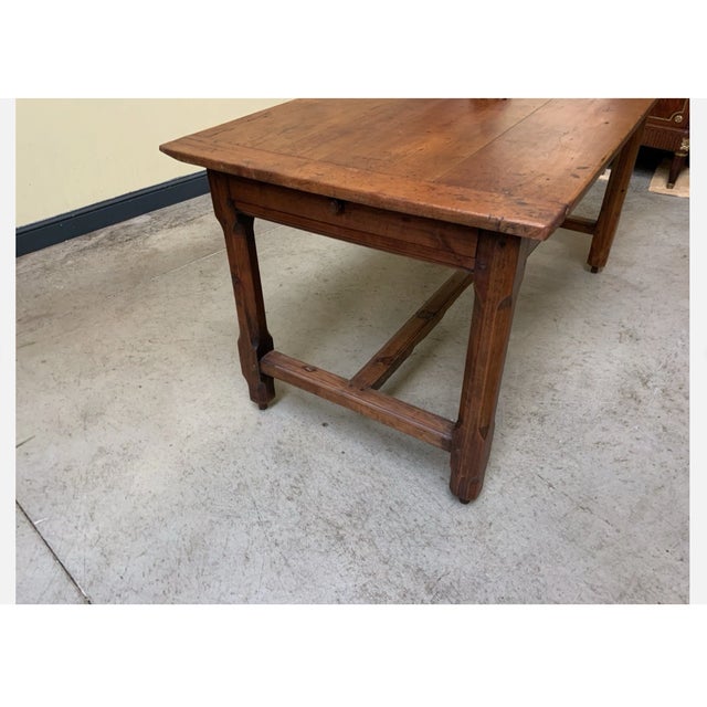Antique Cherrywood Monastery Table, 1890s For Sale - Image 11 of 14