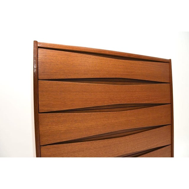 Vintage Scandinavian Teak Chest of Drawers by Skeie & Co., 1960s For Sale - Image 6 of 8